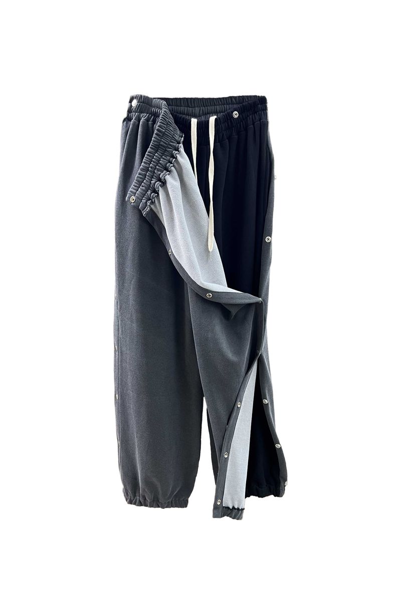 PITA SNAP OFF SWEAT PANTS / CHARCOAL