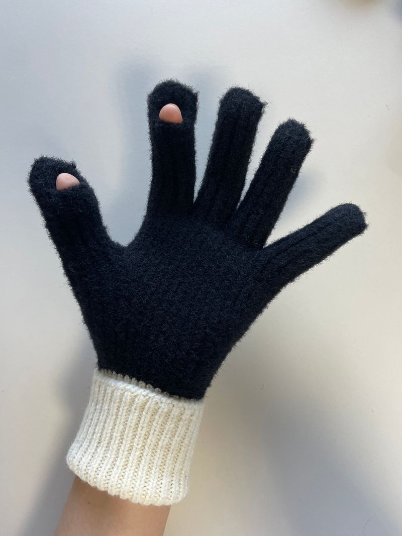 CUSTOM INITIAL TWO-TONE GLOVES
