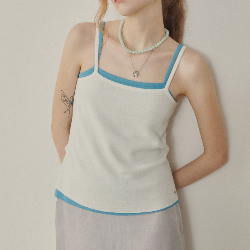 Essential Linen Knit Sleeveless Top
