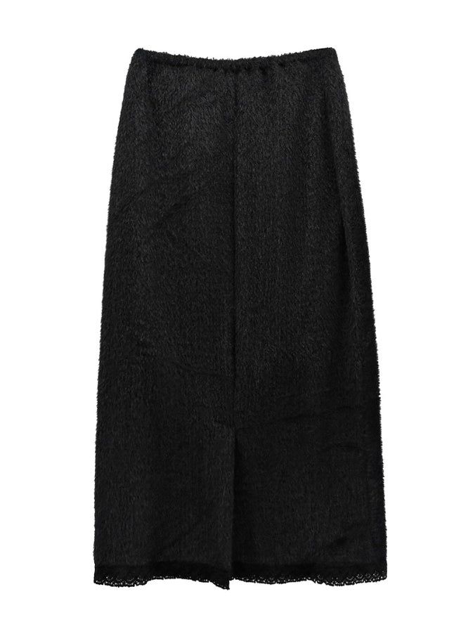 Cozy Lace Knit Long Skirt