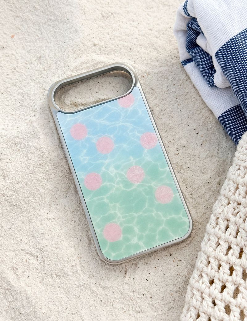 【MADE】Aqua Dot Glass Bumper Case