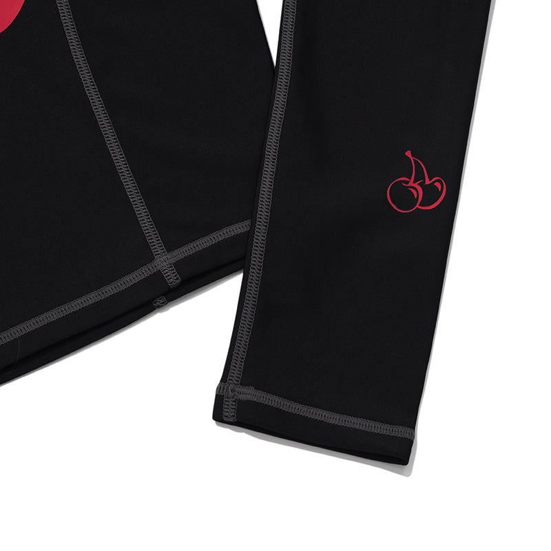 BIG CHERRY CROP RASHGUARD [BLACK]