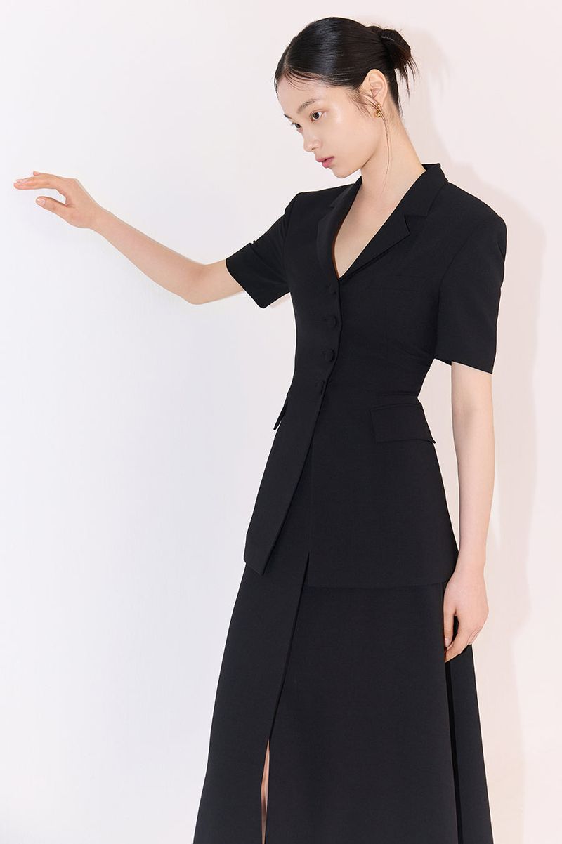 HANAVO（ハナボ）の「NO.34 JACKET - BLACK（Jackets/Outerwear）」