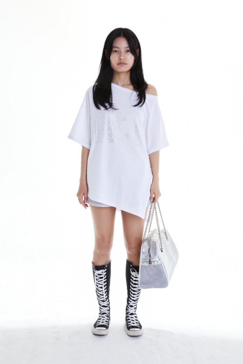 DEPARTURE CUBIC UNBALANCED TOP (WHITE)
