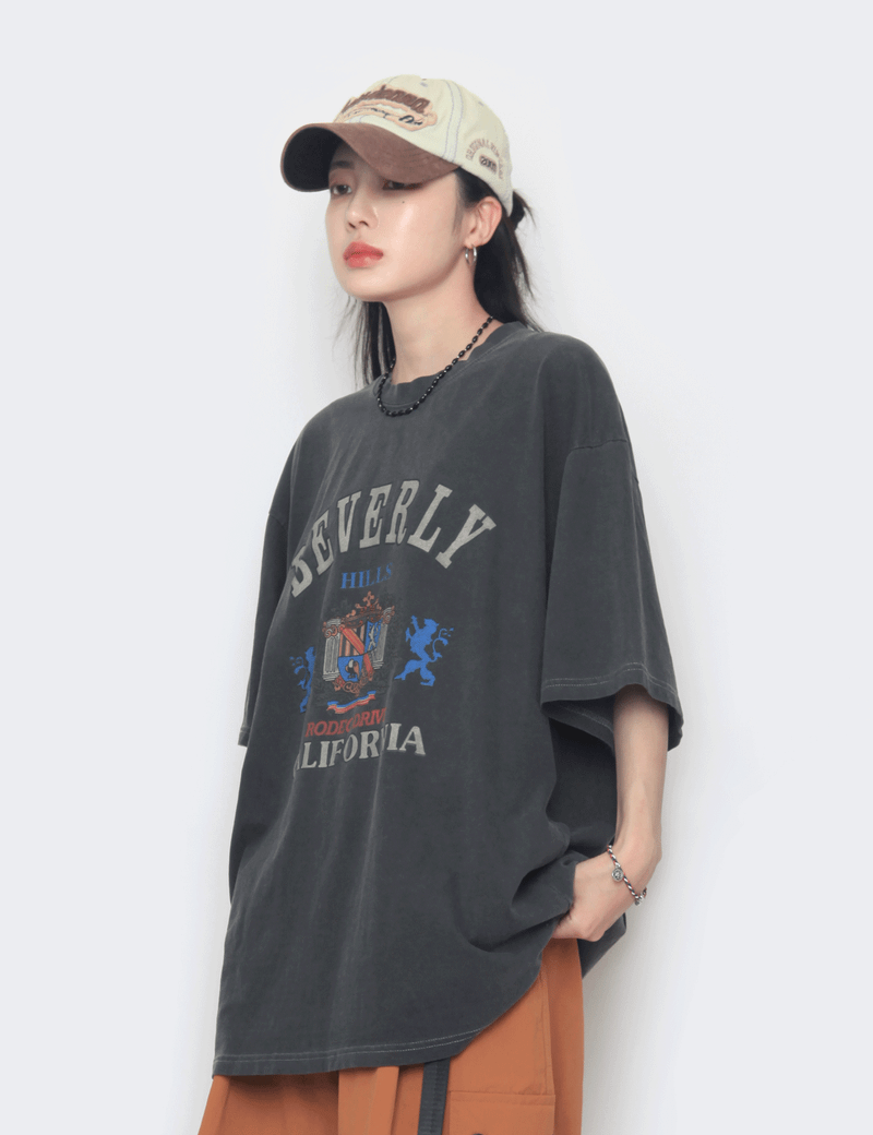 nutellike(ヌテールライク)の「Beverly Hills Oversized Short-Sleeved T-Shirt(Tops)」