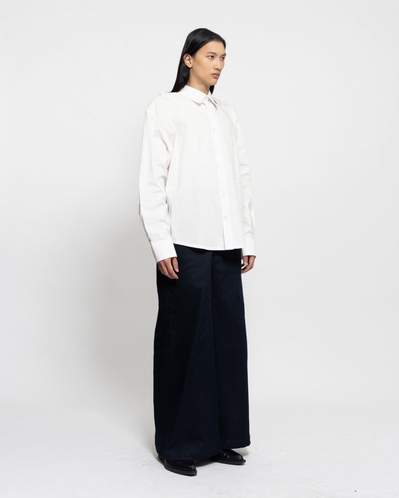 CANOPY OVERSIZE SHIRT - WHITE