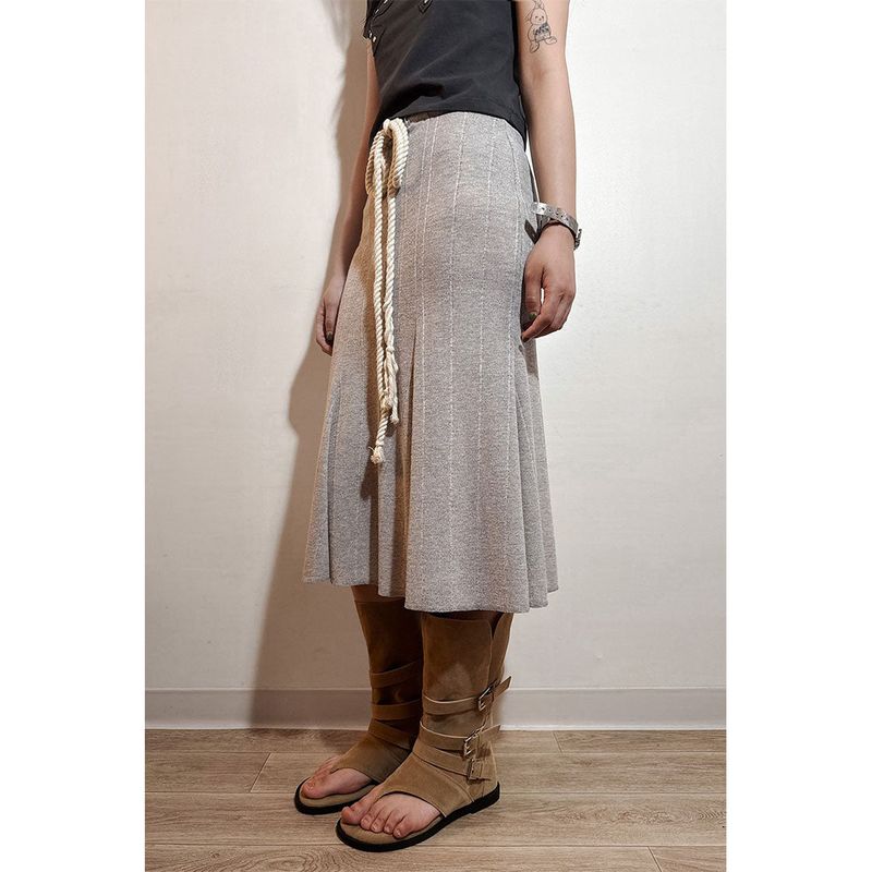 ROPE FLARE SKIRT