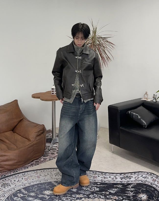 Mason Hook Leather Jacket