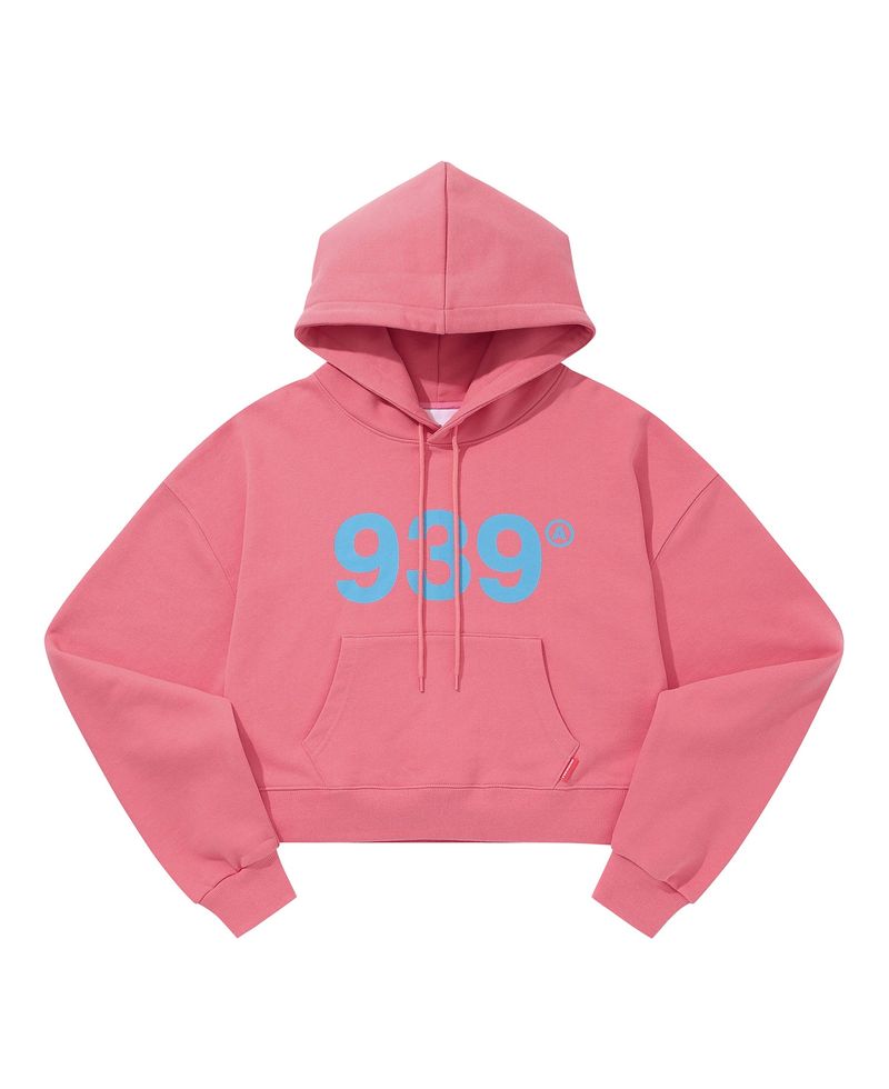 ARCHIVE BOLD(アーカイブボールド)の「939 LOGO CROP HOOD (SALMON)(Tops)」