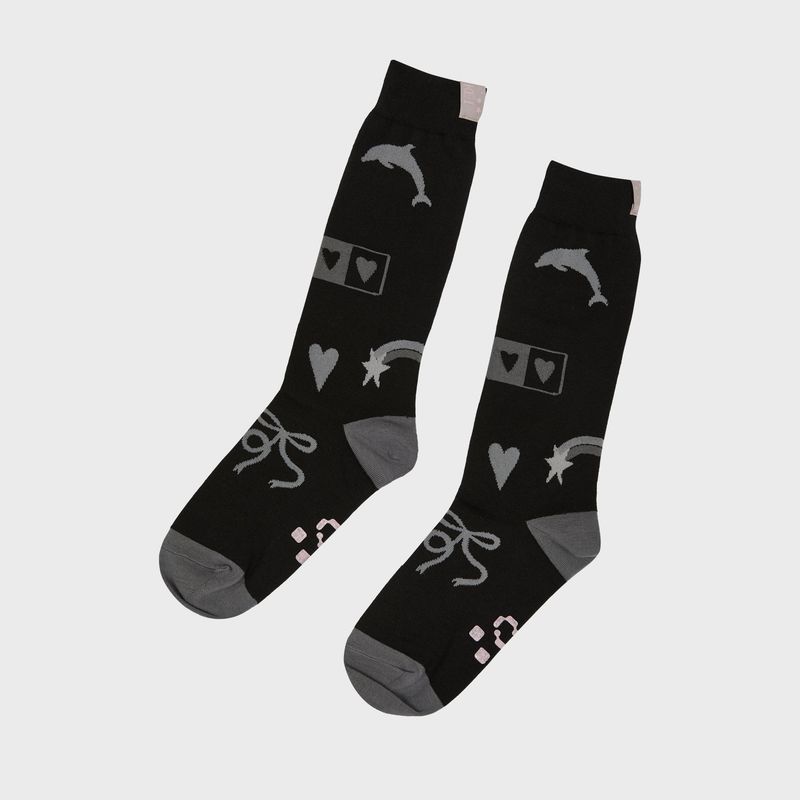 Dolphin Label Socks
