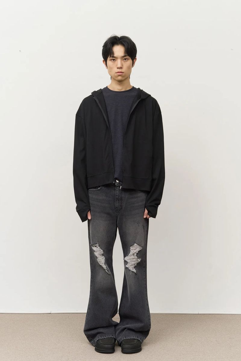 Work Single Zip Hoodie