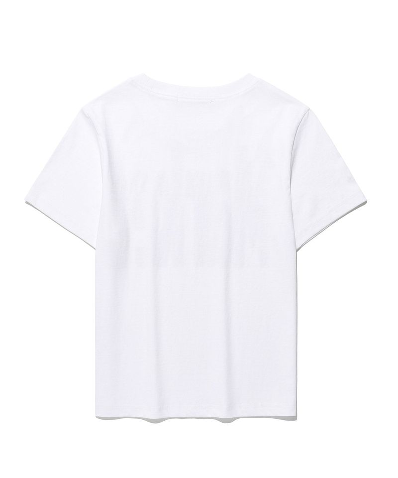 Crack Market Logo Tee White (KIB6MFT513A)