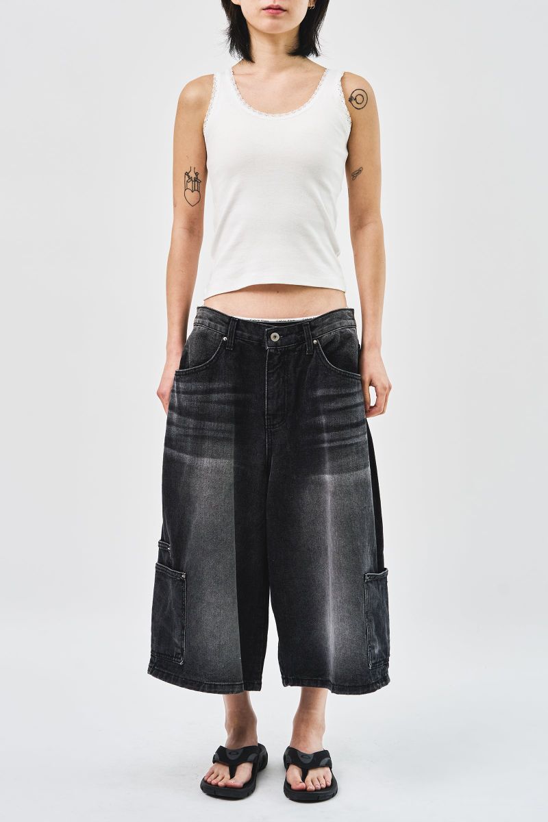 Luna Bermuda Denim (2color)