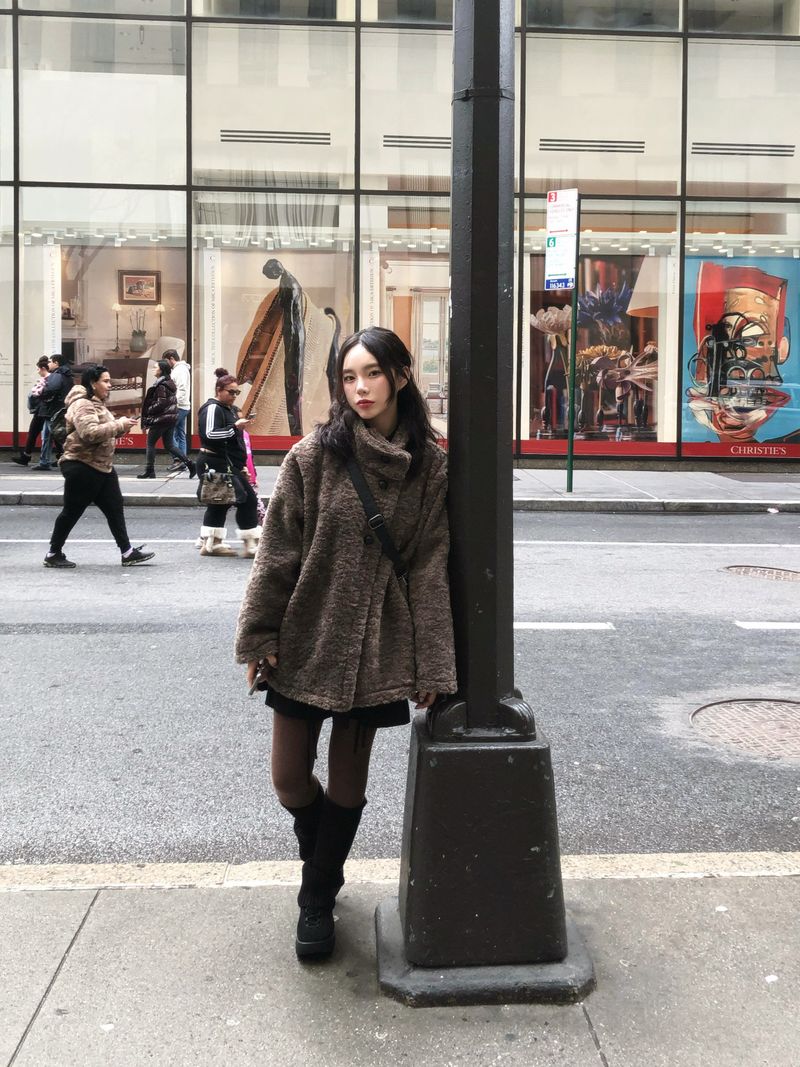 Gumi Suede Fur Coat (4c)