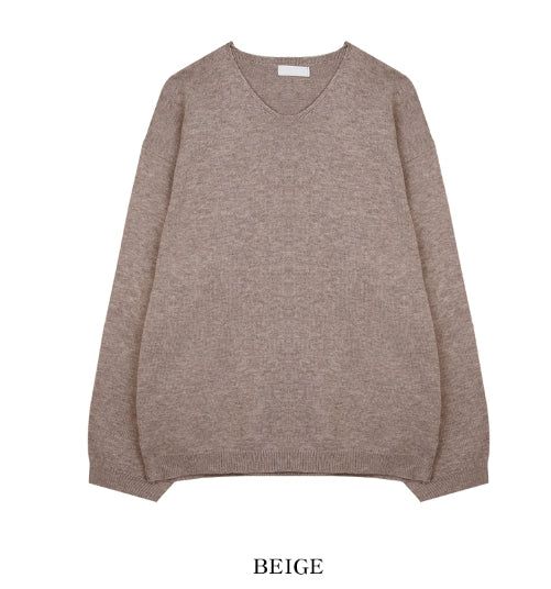 Modi loose fit v-neck knit