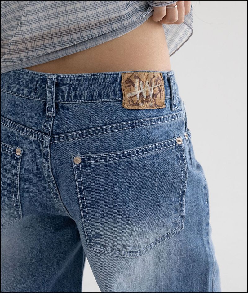 Rio straight denim pants