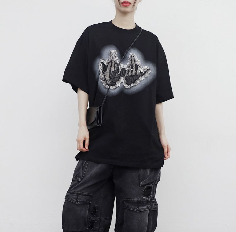 NONCODE（ノンコード）の「(Unisex) Fleo embroidered T-shirt（Tops）」