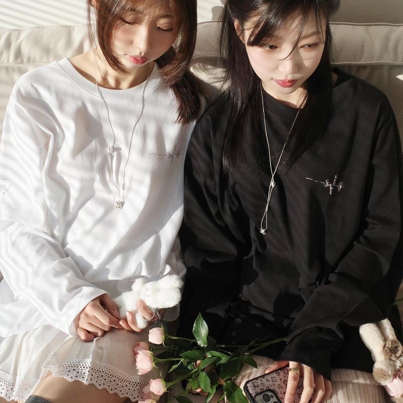 Garden long sleeve T (black)