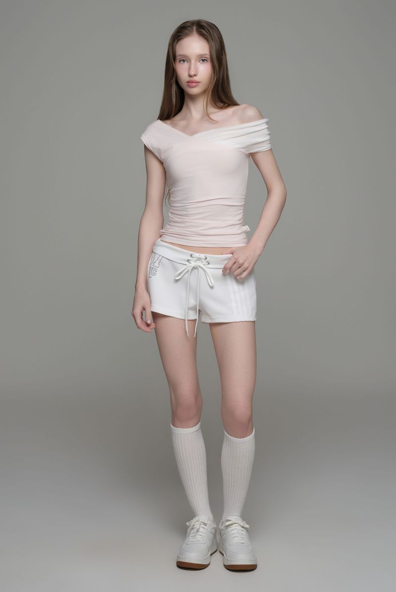 Soft blend layered top, Baby Pink