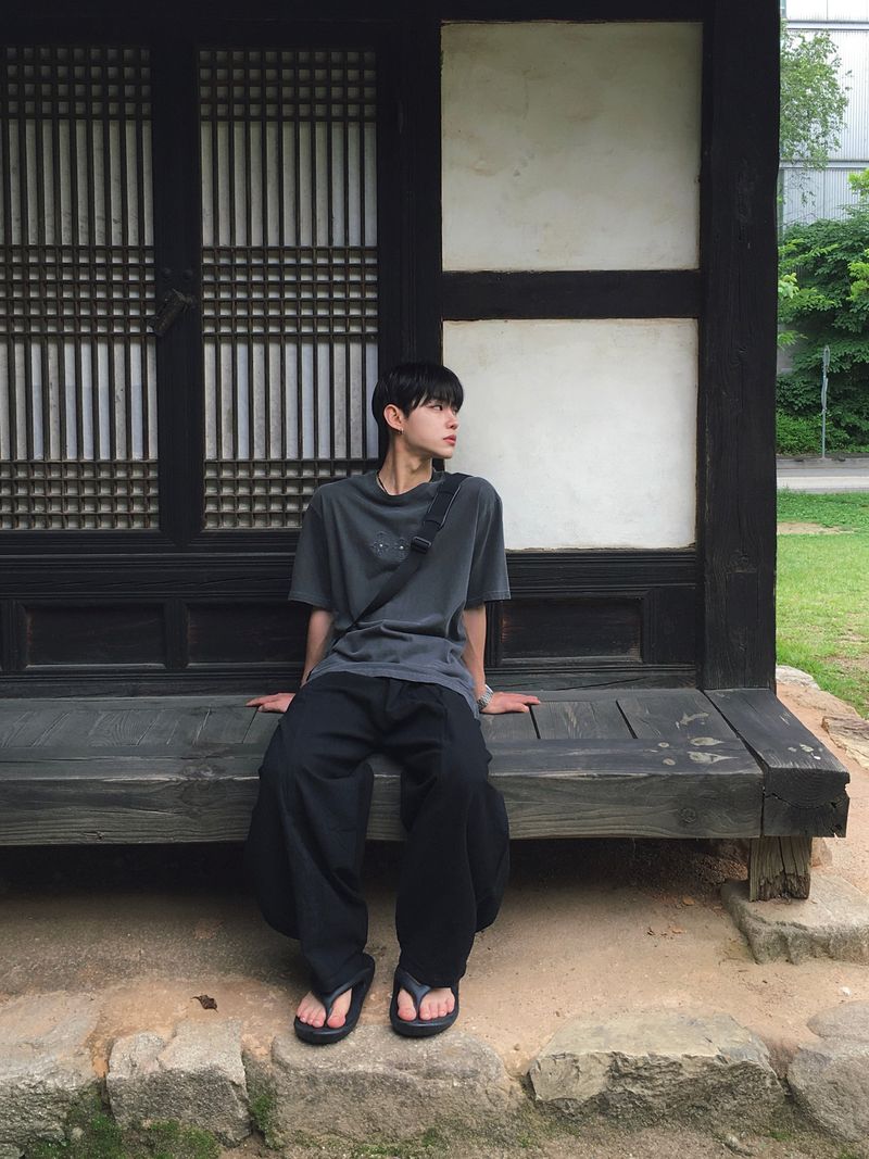 Mono Linen Wide Balloon Pants 4C