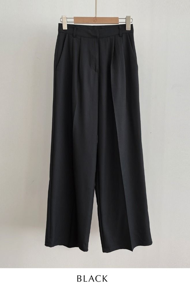 Botel Two Pintuck Wide Slacks