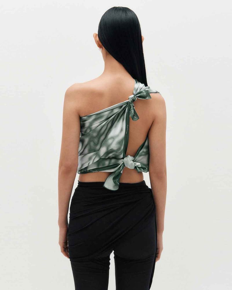 Layered Wrap Tie _ BLACK
