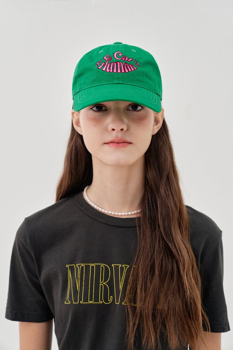 AND CAT BALL CAP_GREEN
