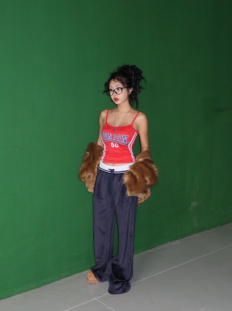 Delight-J(ディライトジェイ)の「Velvet Coloring Sweats Wide Pants(Pants)」