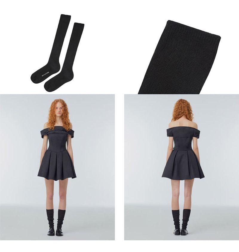 Cotton-blend knee socks 2Pack