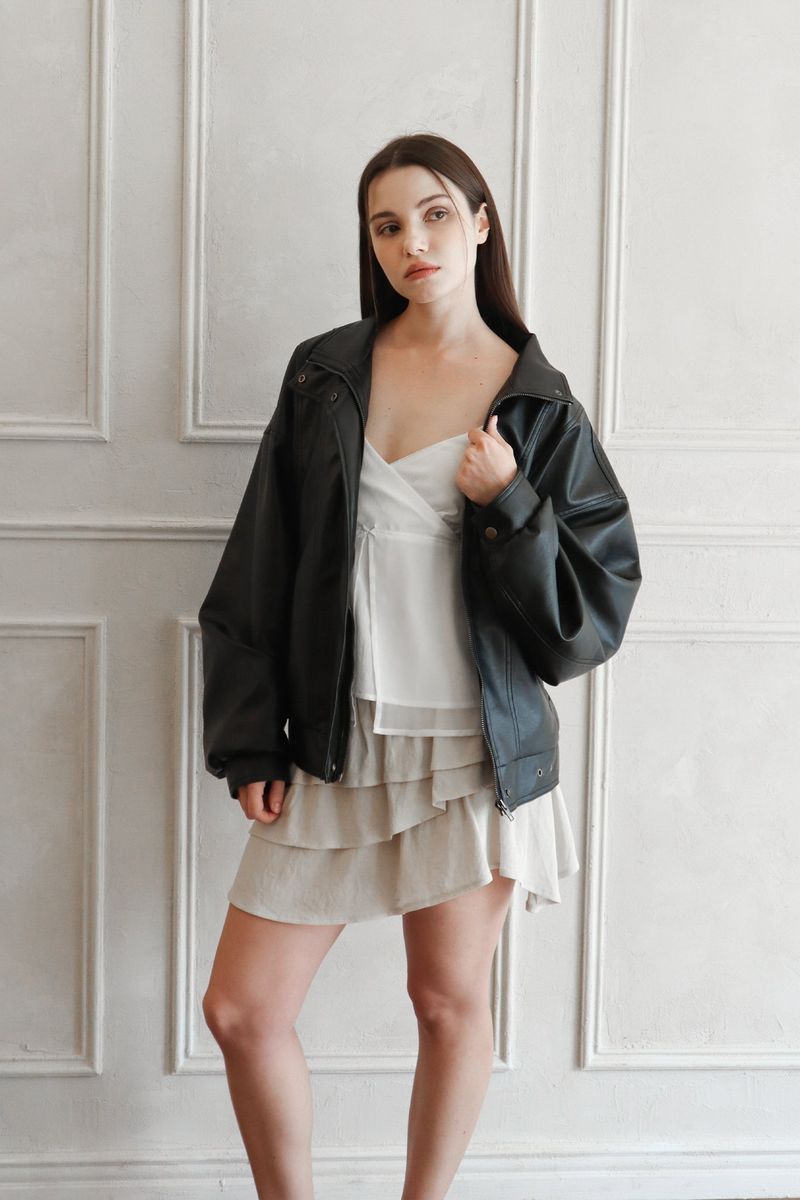 NICHEQYIEL（ニチェキュイエル）の「Ariel flare skirt (beige)（Skirts）」