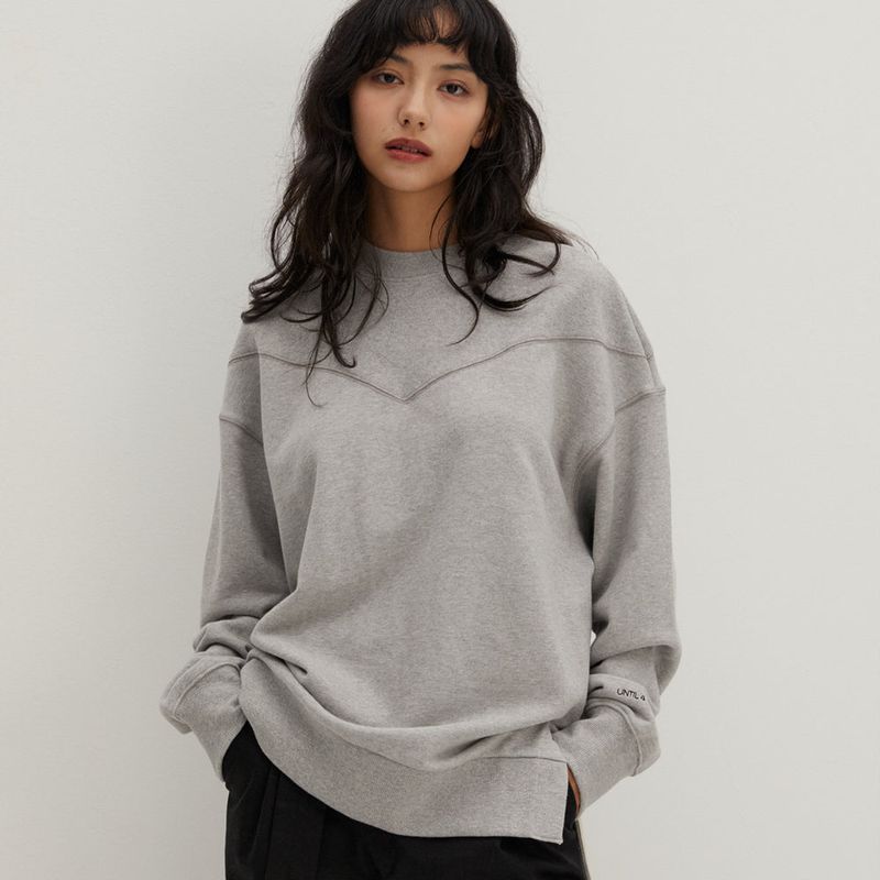 Raverous Slit Sweatshirts M/Gray