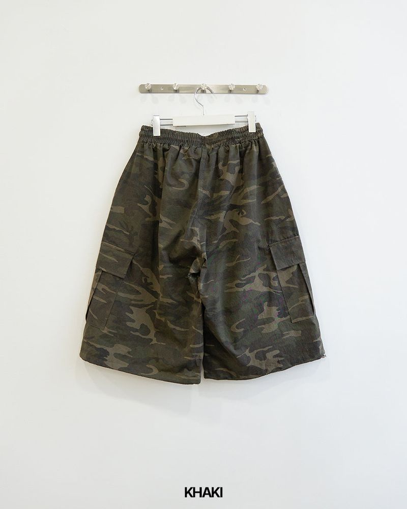 Terran Camo Cargo Bermuda Pants