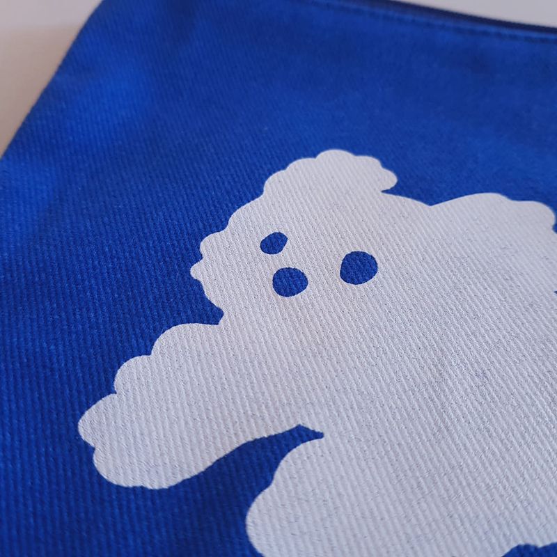 Pouch moonggae Puppy White Dog