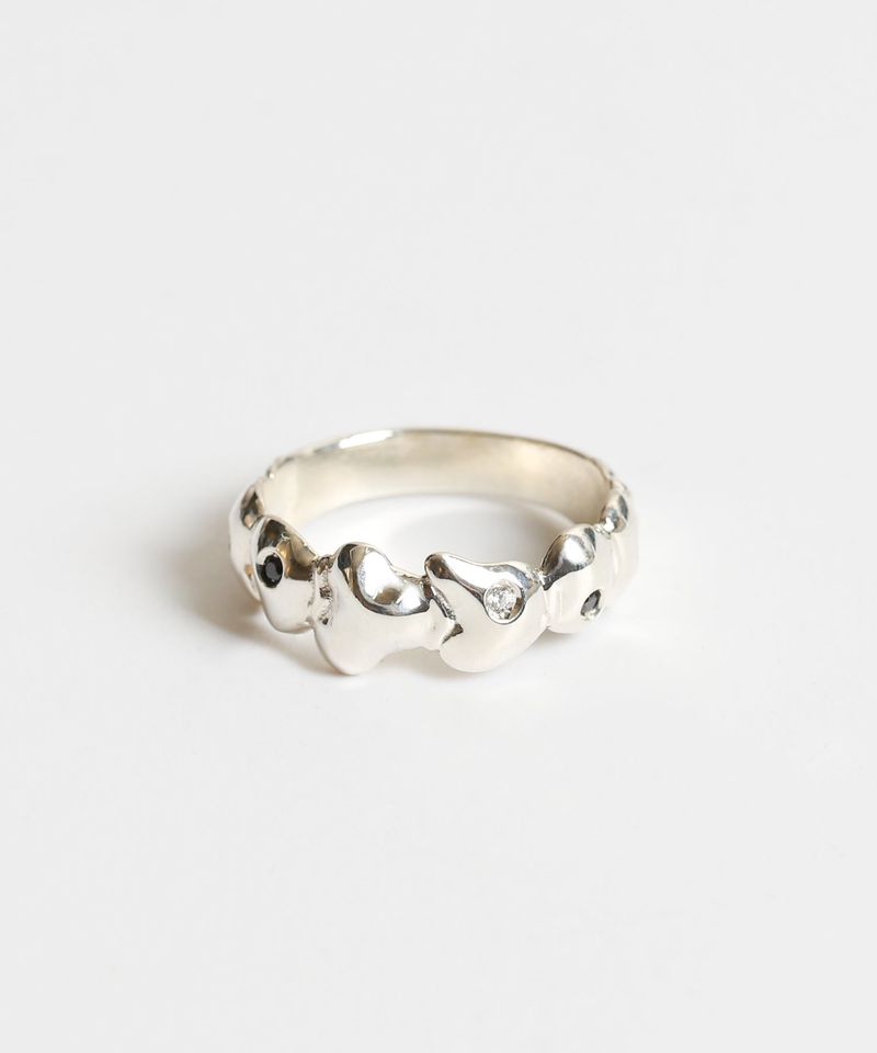 GRAYNOISE（グレーノイズ）の「Mushroom cubic ring (WB) (925 silver)（Accessories）」