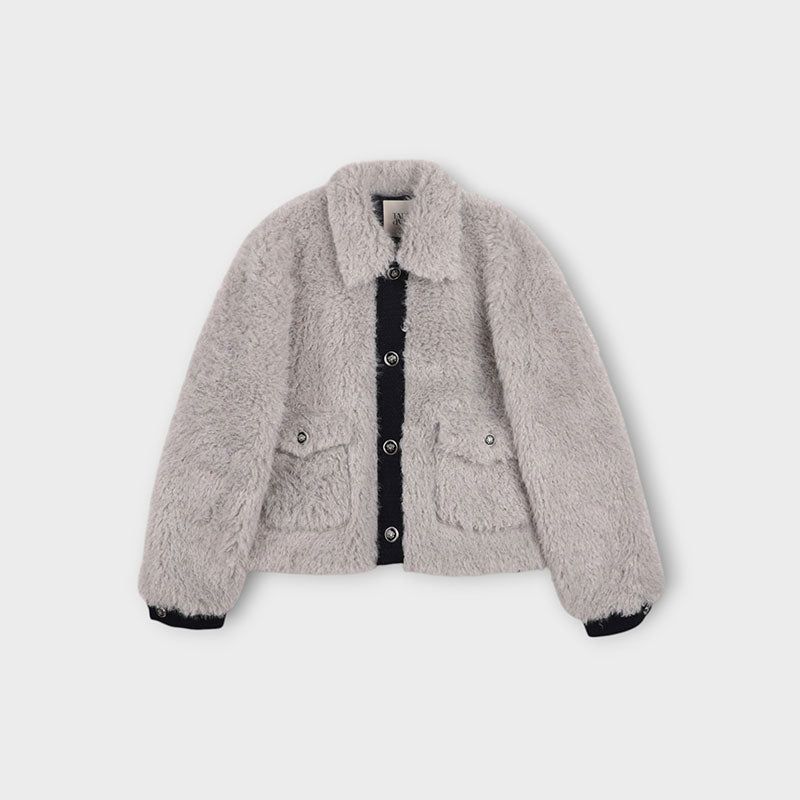 3 TAP Schnauzer Fur Tweed Jacket (2color)