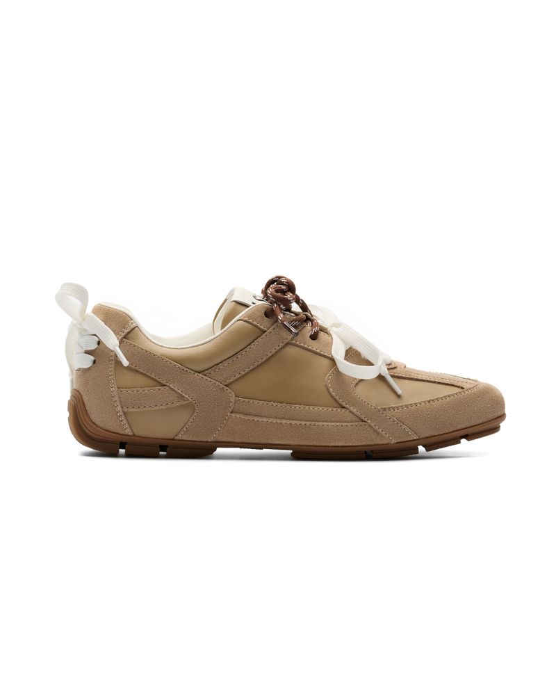 BOW SNEAKER - TAUPE