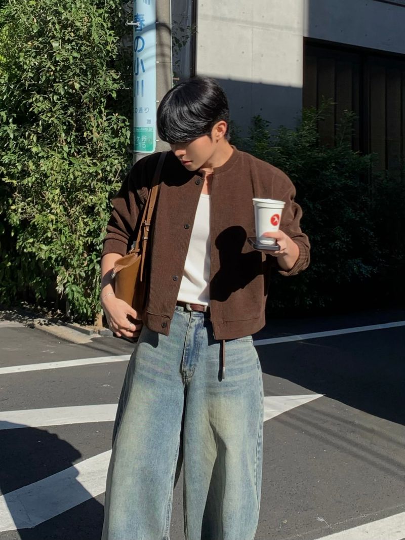 AVAND(アバンド)の「Henry corduroy crop cardigan(Tops)」
