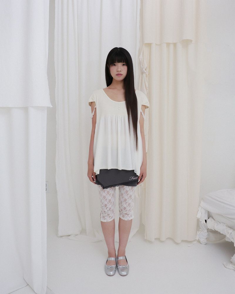 APRON MICRO PANTS / GREY