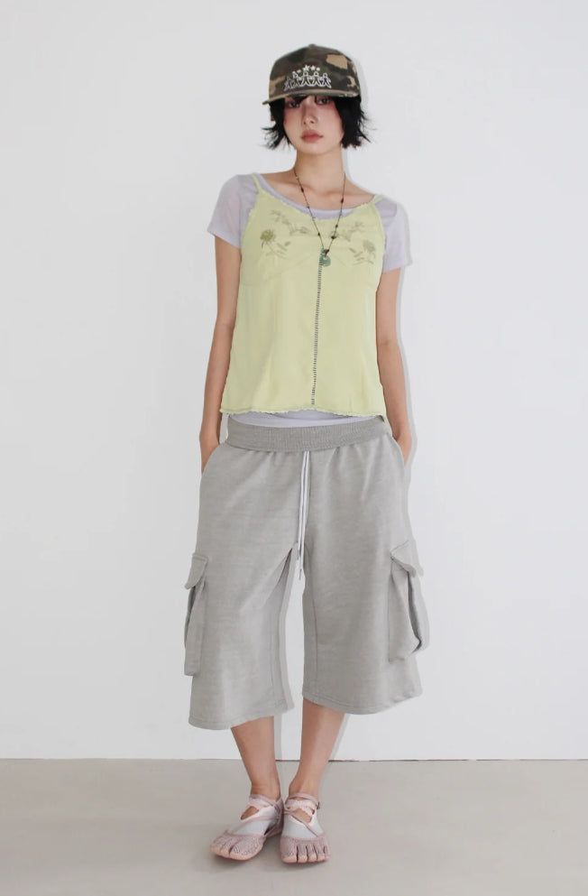 ROSE STITCH SLEEVELESS