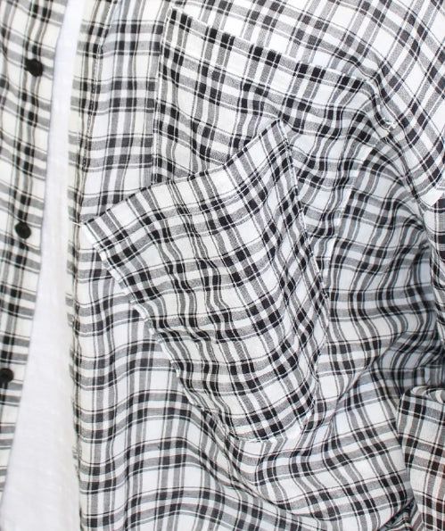 TWO-POCKET CHECK SHIRT