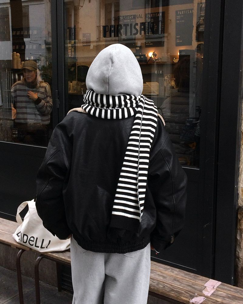 [ORIGINAL] Kyle Wool & Leather 2-Way Jumper