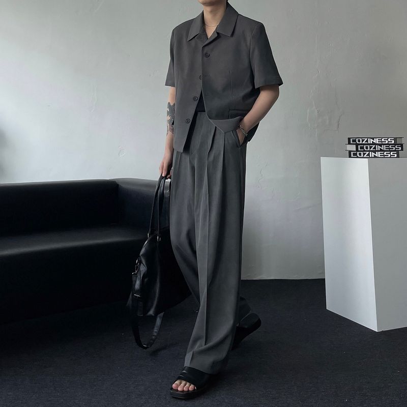 CR Monk Stancara Cropped Jacket (Set - Up/2 colors)