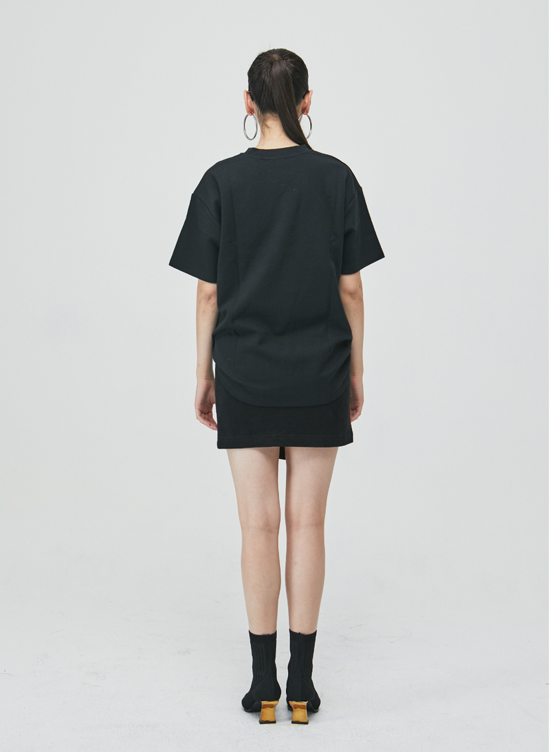 Zip Up Mini Skirt