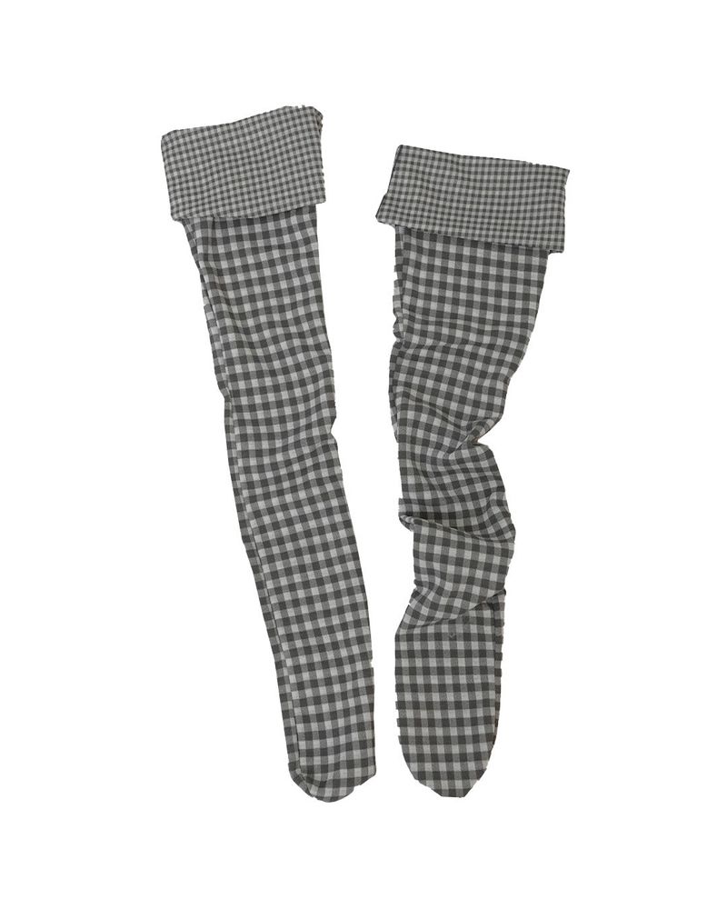 Fazed(フェイズド)の「double check high loose socks / brown(Fashion Accessories)」