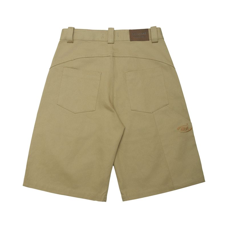 TWILL BERMUDA PANTS [BEIGE]