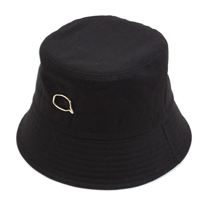GD Bubble Black Drop Bucket Hat