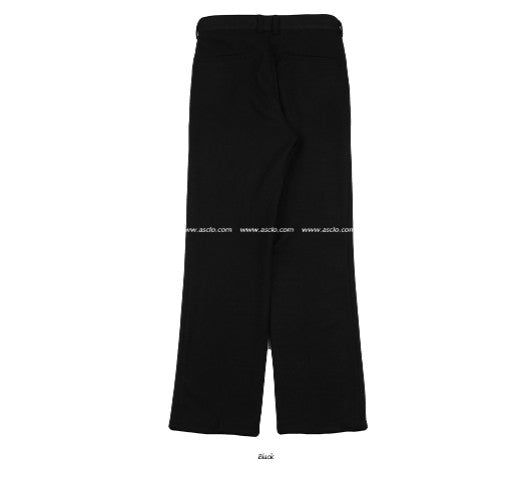ASCLO Wool Long Wide Slacks (3color)