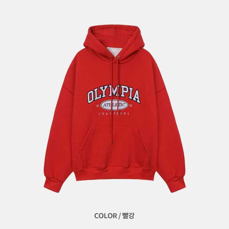 LMN Olympia Embroidery Double Paper Oversized Fit Hooded (6 colors)
