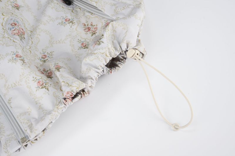 FLORAL PATTERN WINDBREAKER
