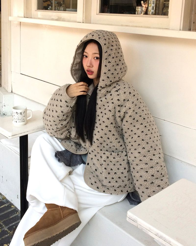 [ORIGINAL] Heart Dot Wool Jumper